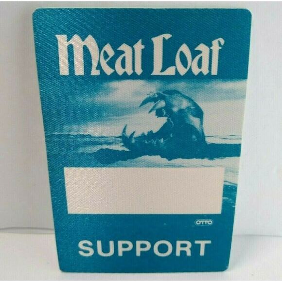 Meat Loaf Backstage Pass Lost Boys Golden Girls Concert Tour 1988 Original - Picture 1 of 4